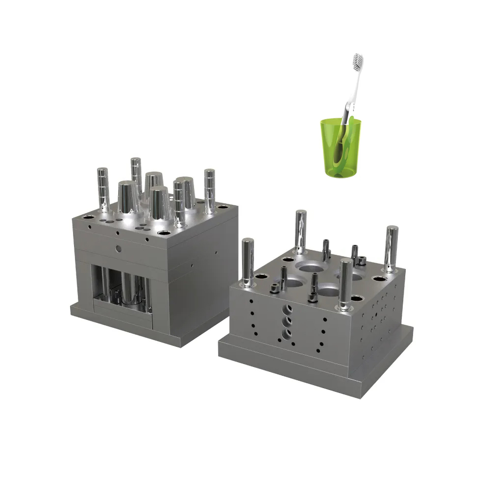 Форма для изготовления пластиковой чашки для зубной щетки